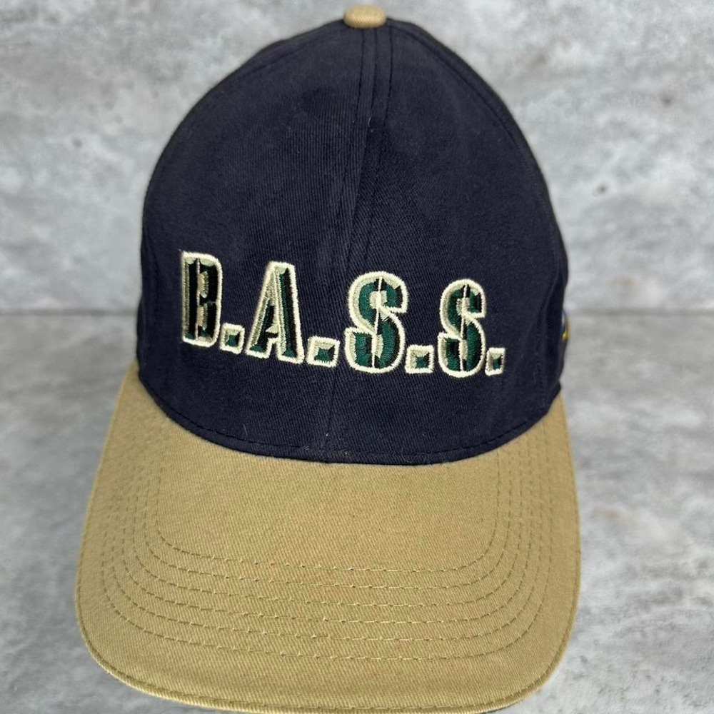 B.A.S.S  black and tan‎ snapback adjustable hat